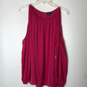 NWT 1. State top pink cold shoulder 1X PLUS SIZE New with Tags NWT